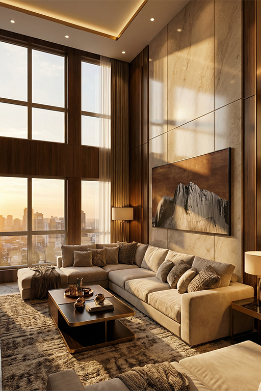 Premium interior design with elegant dining